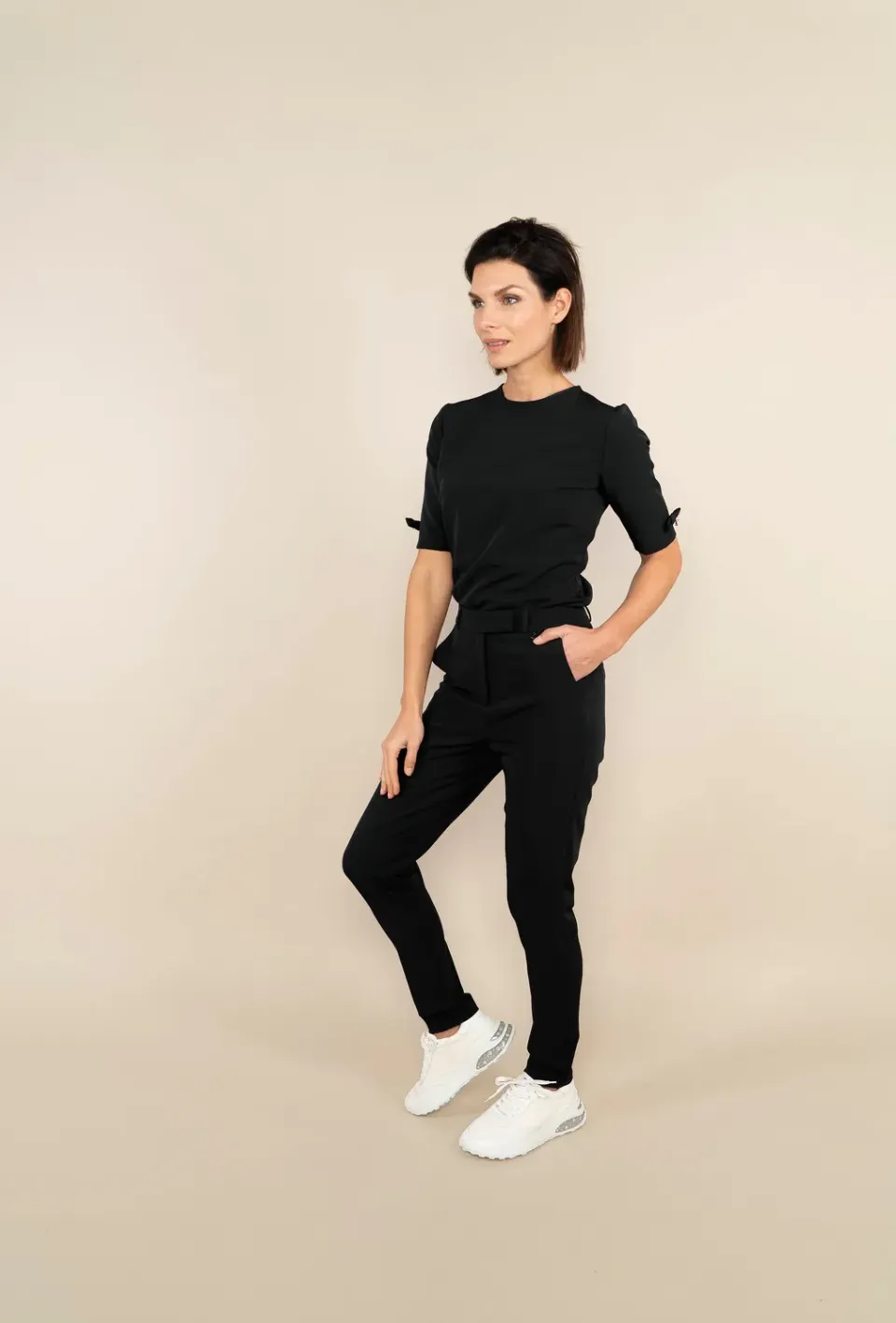 Laboutiek New Trouser Pantalon Zwart Slim Fit