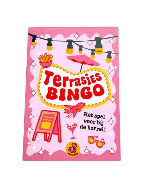 Amiek Terrasjes Bingo bingospel boekje A6 herkenbaar
