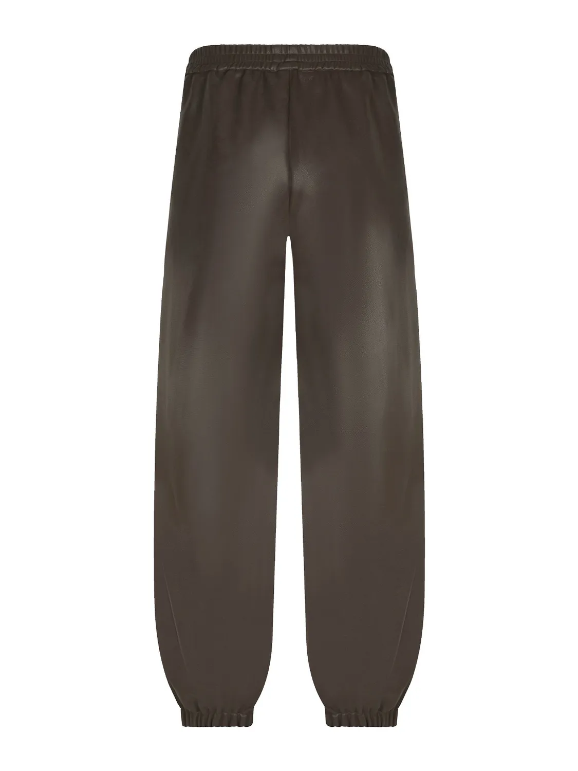 Amiek Harlow Pants faux leather bruin