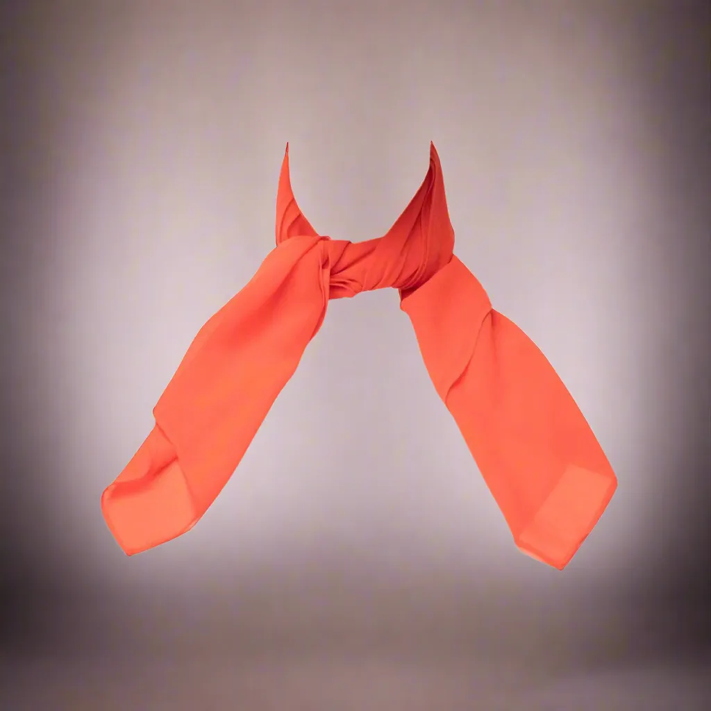 Tatyana Vintage-Inspired Hair Scarf haarsjaal roze blauw polyester