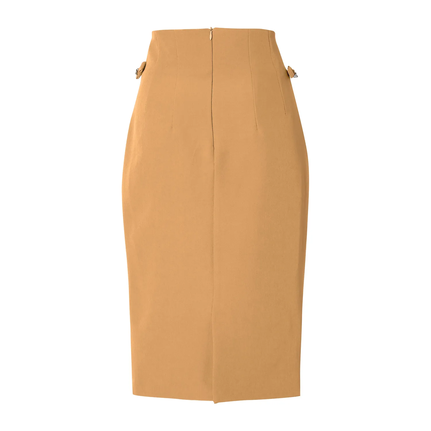 Laboutiek Pencil Skirt kokerrok camel taille