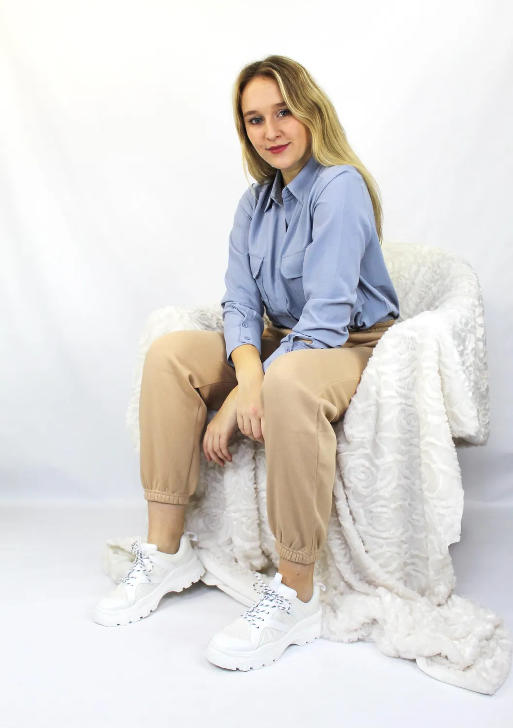 LOVEDRUNKY Winnie jogger beige zacht