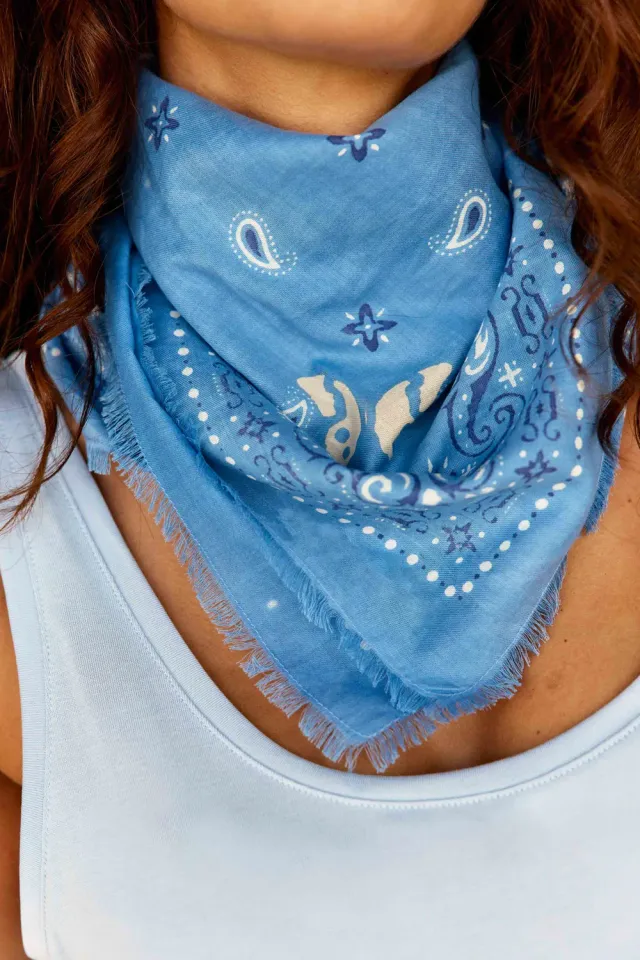 La Petite Etoile Alexio sjaal blauw bandana