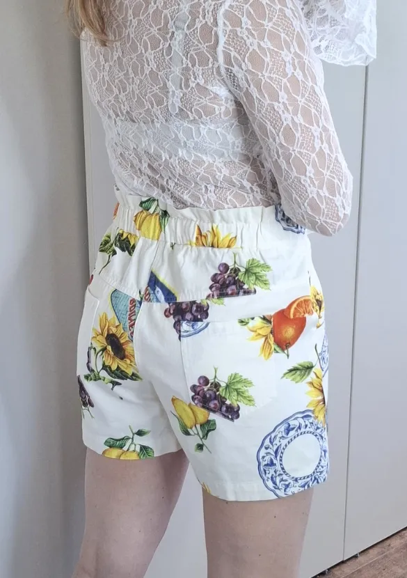 LOVEDRUNKY Tropicana short wit paperbag print