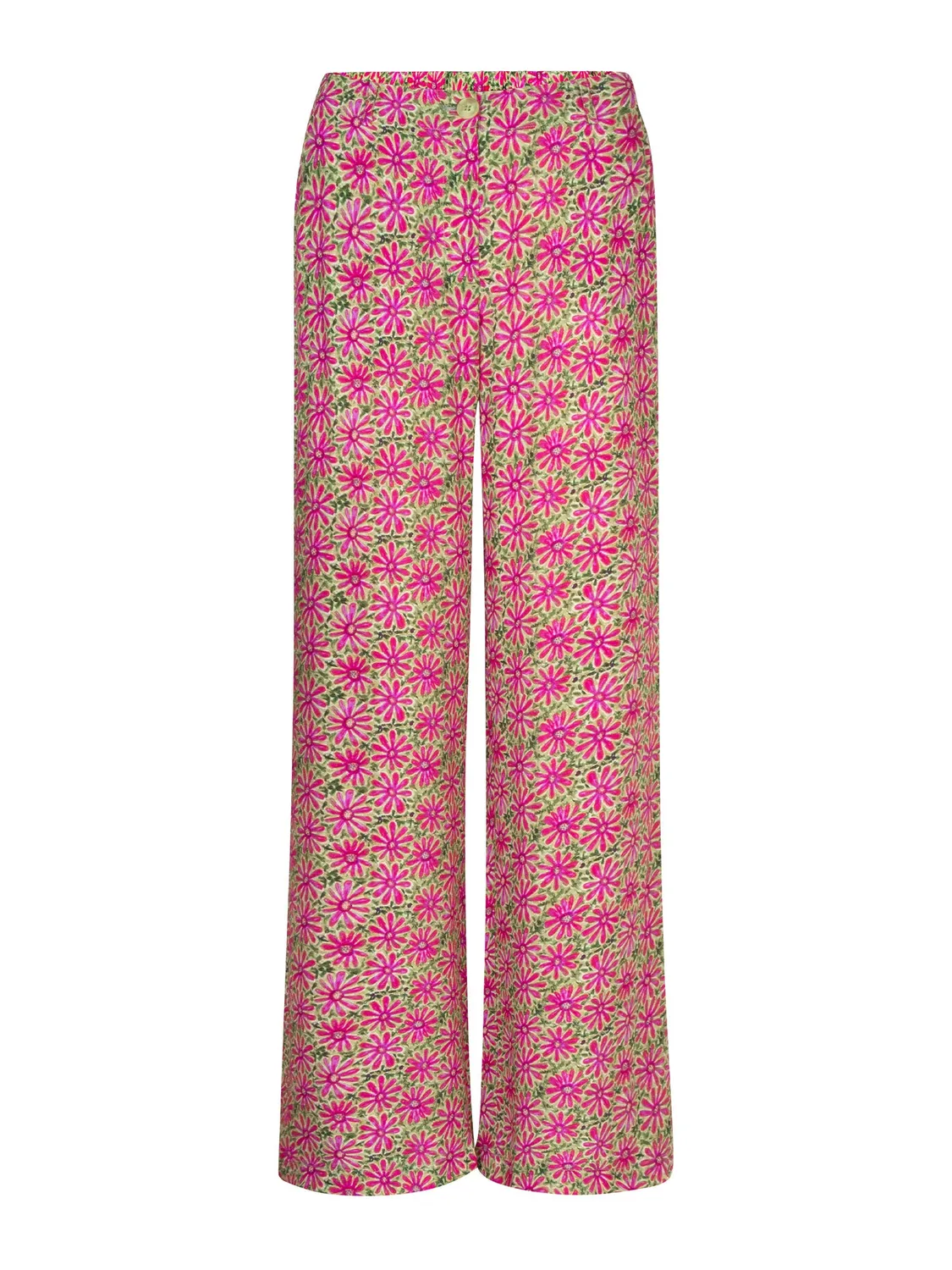Amiek Mara broek pink flower bloemenprint