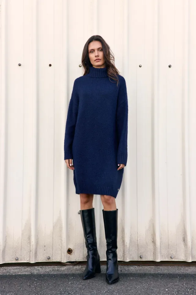 La Petite Etoile Mathea trui jurk marine col