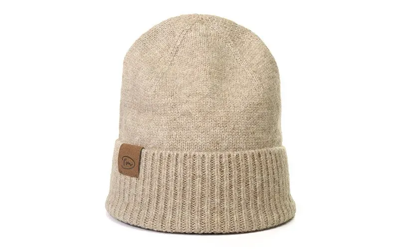 Amiek Elbrus muts camel beige acryl