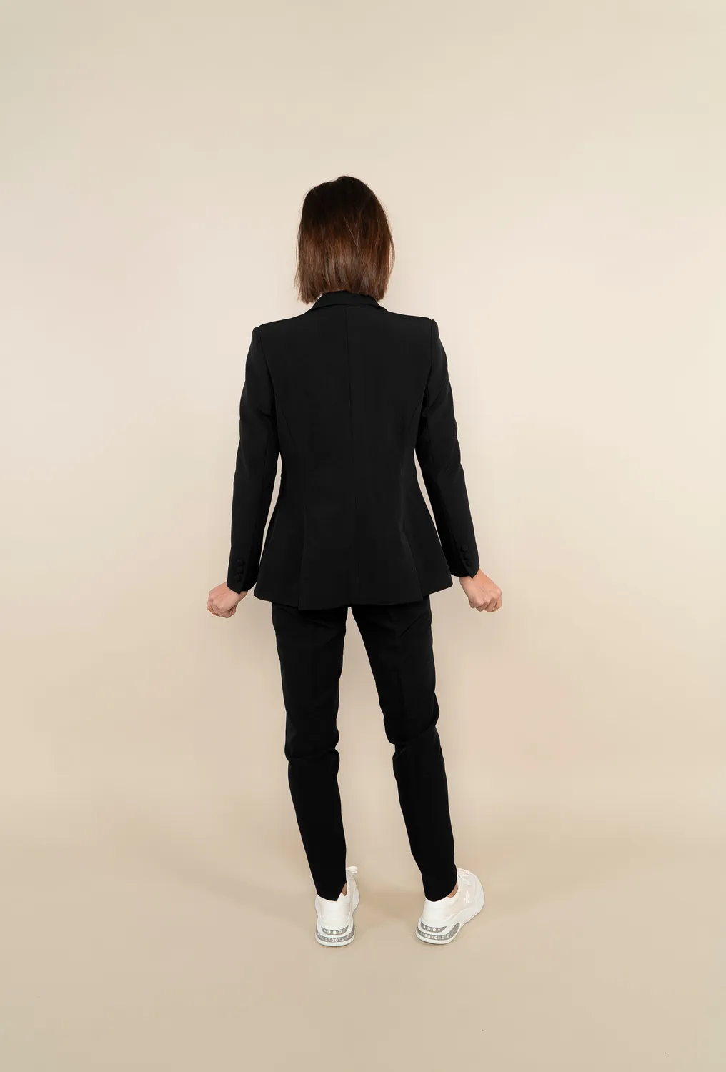 Laboutiek Long Model blazer zwart - ruim lang