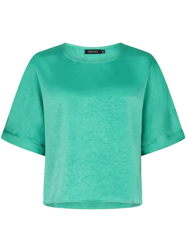 Amiek Huda top sea green soepel vallend