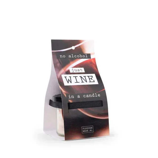 Amiek Just Wine geurkaars koffie sojawas 18 uur