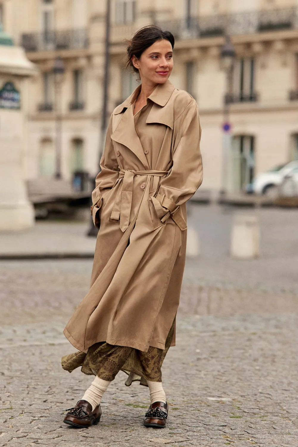 La Petite Etoile Farago trenchcoat beige lang