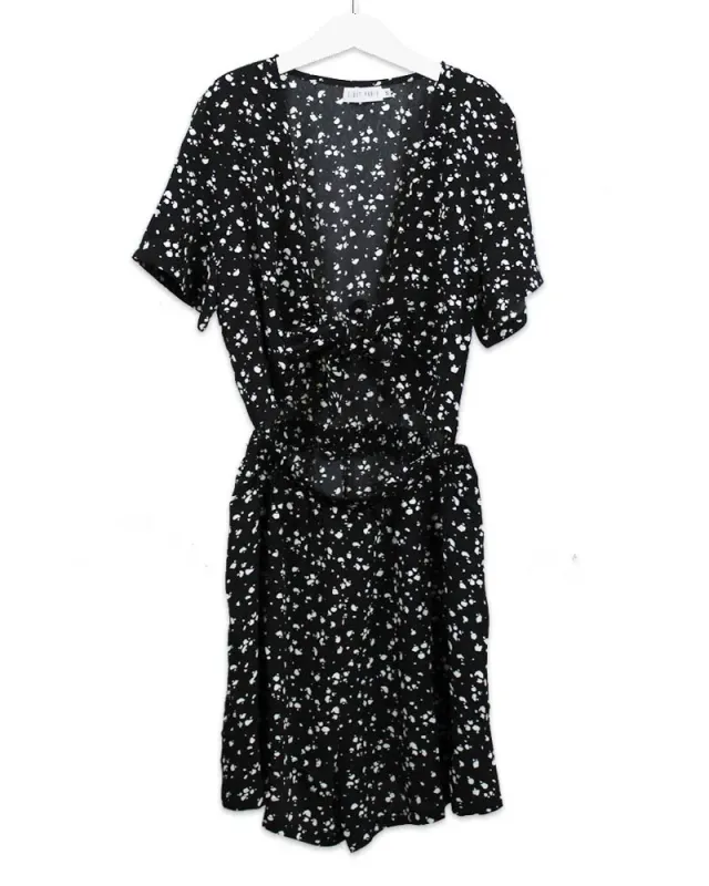 LOVEDRUNKY Cut Out jumpsuit zwart luchtig
