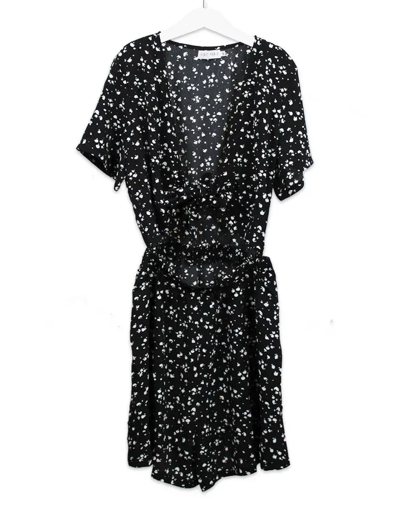 LOVEDRUNKY Cut Out jumpsuit zwart luchtig