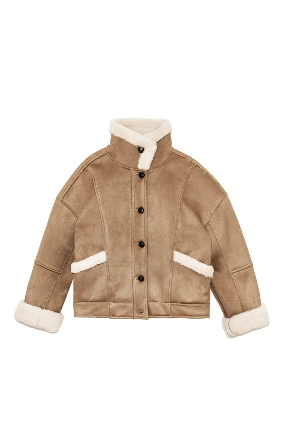 La Petite Etoile Natal bomberjas 14-taupe teddy