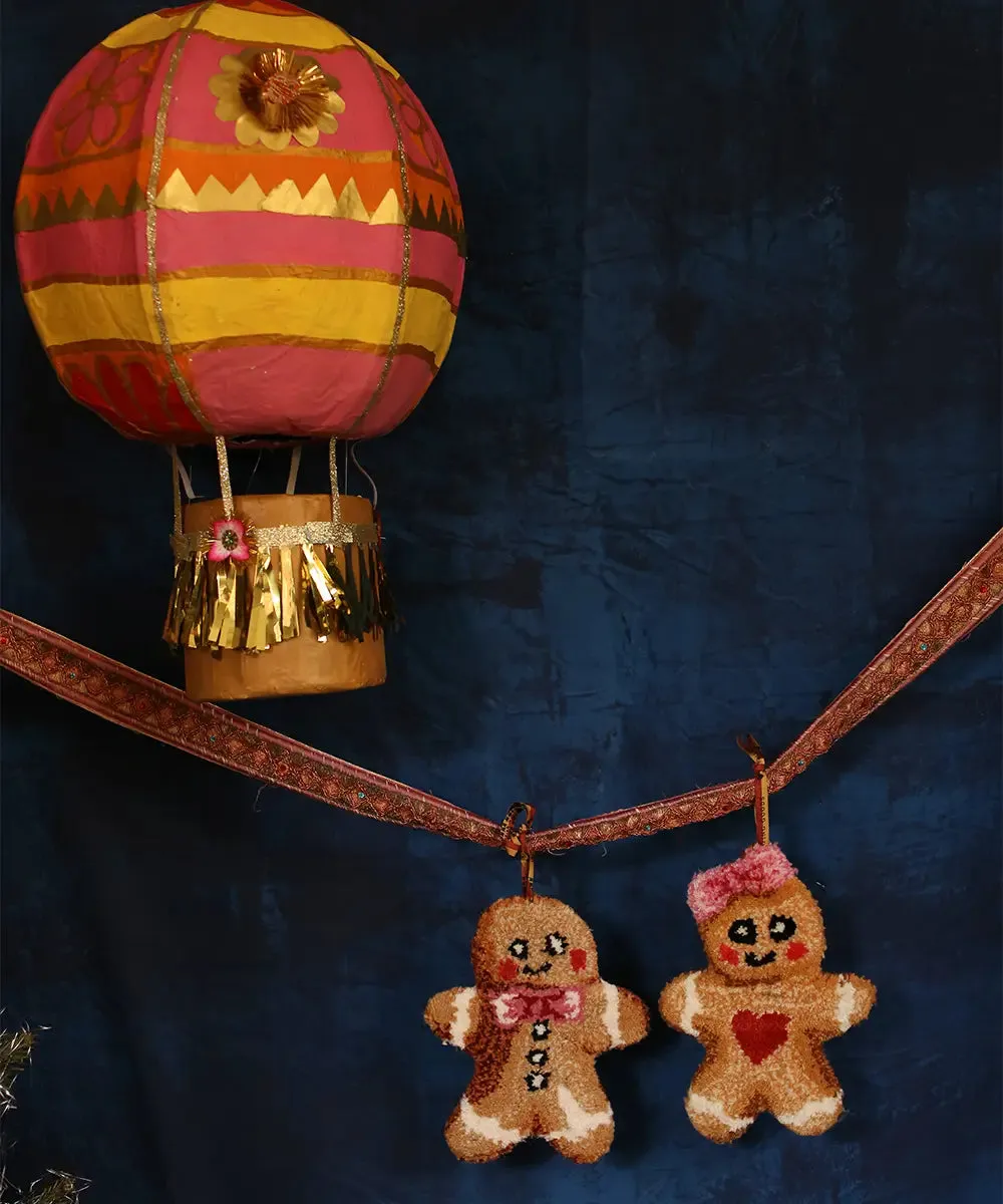 Amiek Mrs Ginger Bread hanger kerst bruin