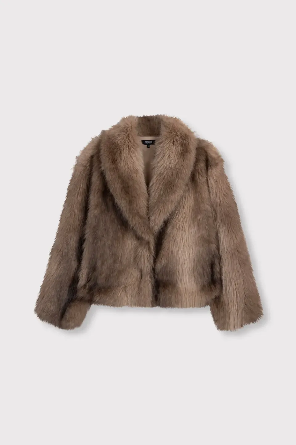 Refined Department Luka Faux Fur jas bruin