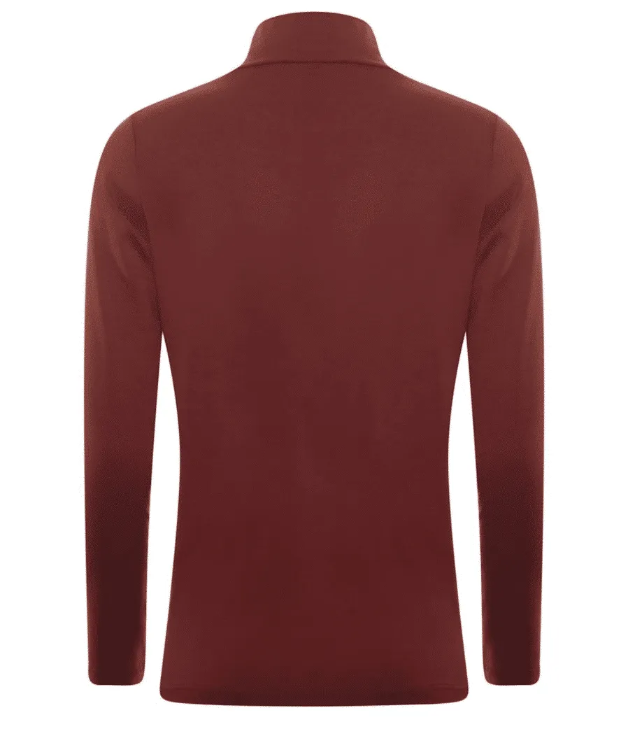 Roberto Sarto Coll dames turtle shirt viscose roest