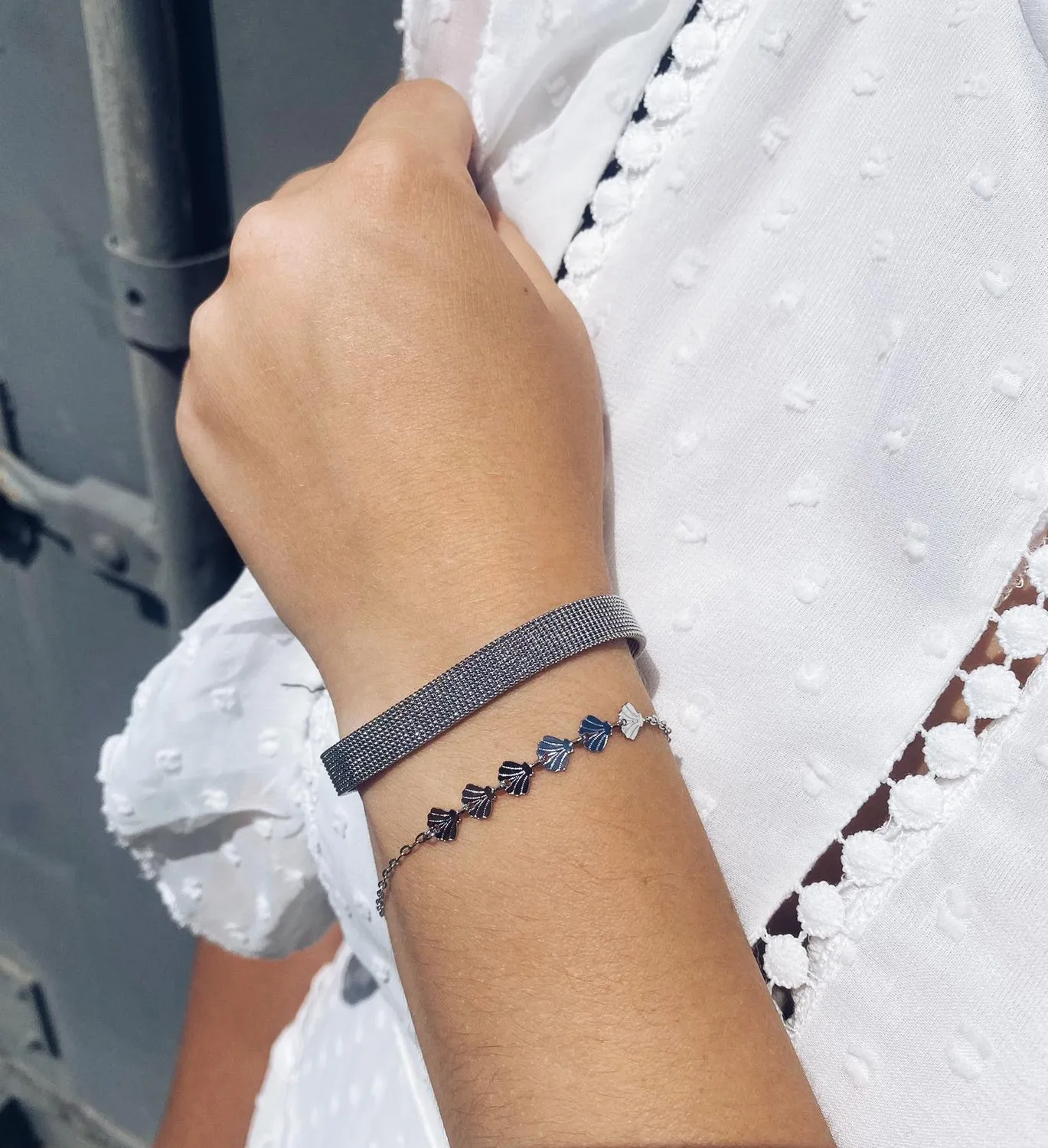 LOVEDRUNKY Sea Shell armband zilver schelpjes