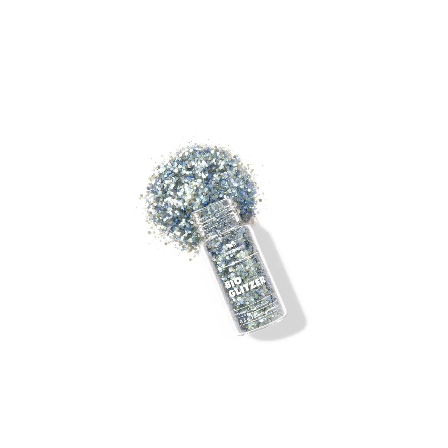 Amiek Bio Glitter Blue Barsh glitter blauw 5 gram plasticvrij