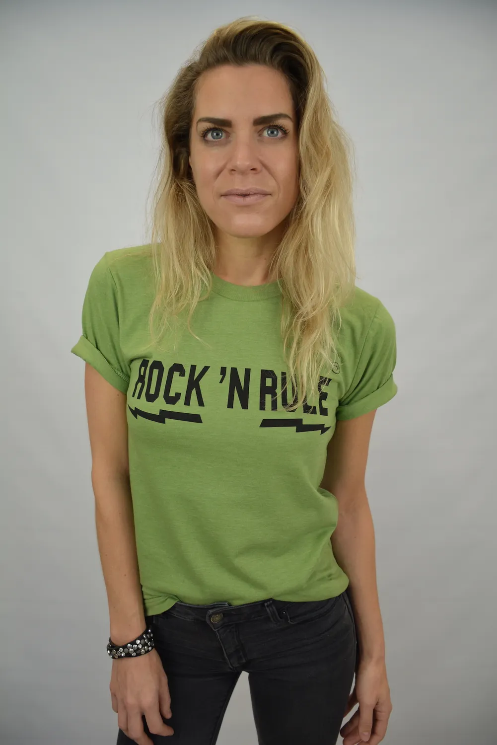 LOVEDRUNKY Rock ’n Rule Groen t-shirt festival