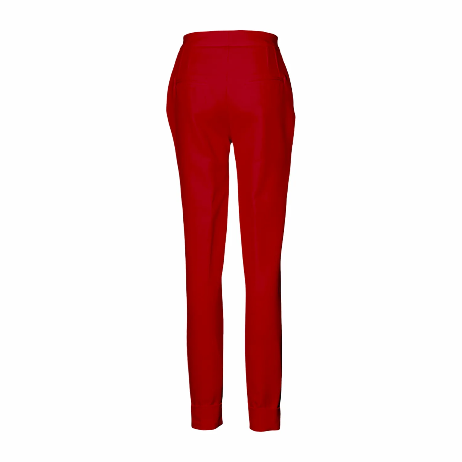 Laboutiek The Trouser pantalon rood high-waist