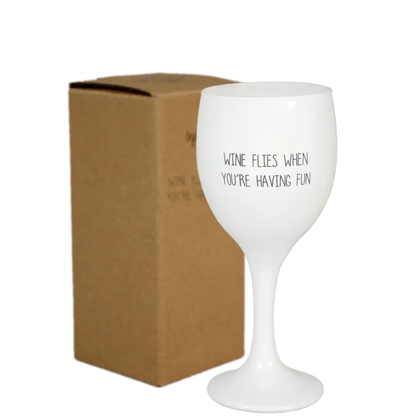 Amiek Wine Flies geurkaars wijnglas fresh cotton