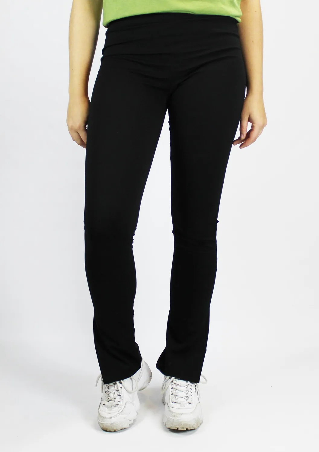 LOVEDRUNKY Split legging zwart strakke fit