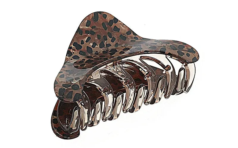 Amiek Beertje Panter haarklem khaki metaal 10 cm