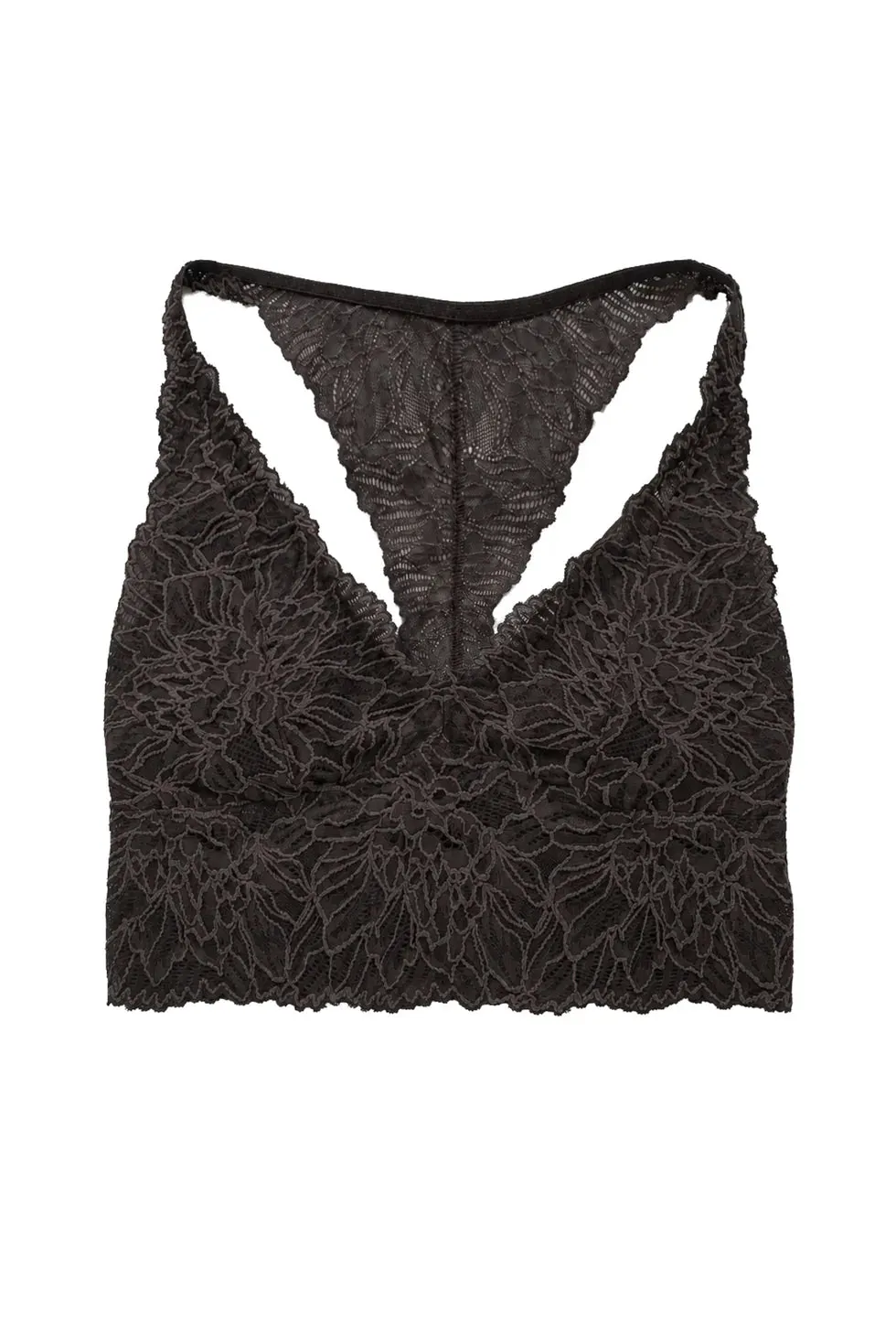 Amiek Lina Bralette dark brown top S-XL nylon