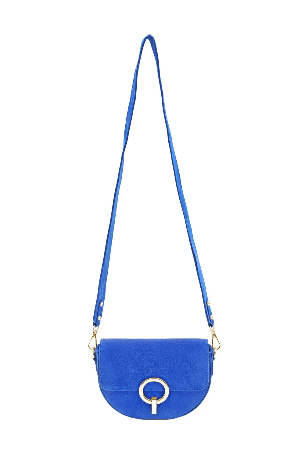 La Petite Etoile Jim tas leer blauw handtas