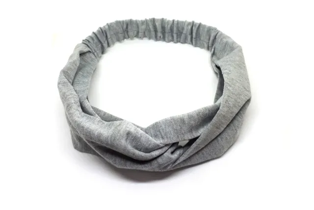 LOVEDRUNKY Headband haarband grijs elastiek