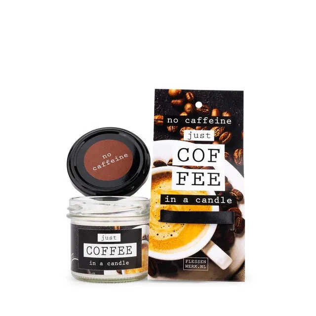 Amiek Just Coffee geurkaars koffie sojawas
