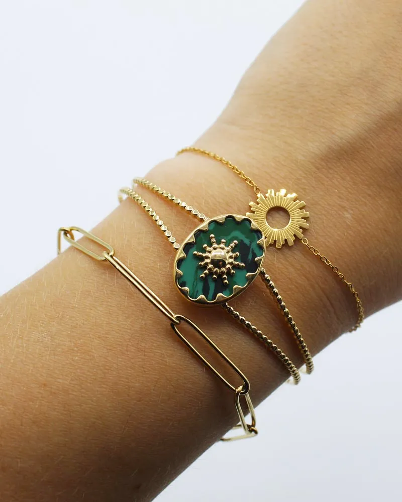 LOVEDRUNKY Chain Armband Goud Stainless Steel