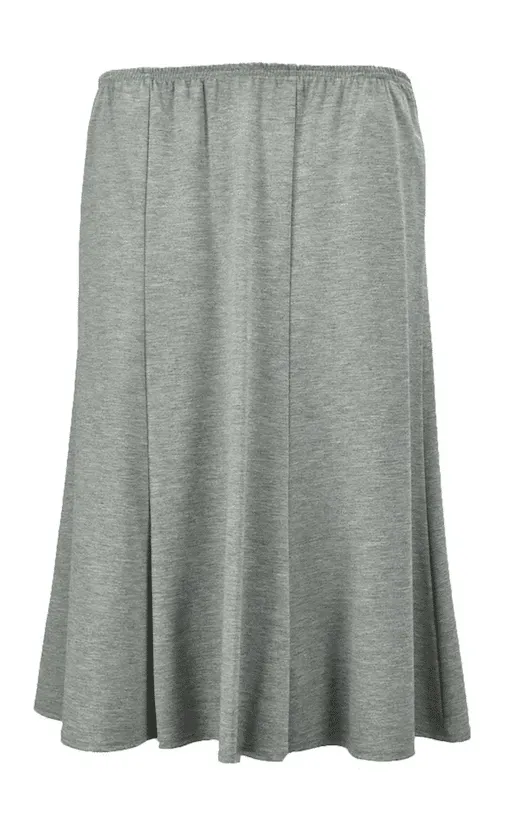 Sensia Roenca banenrok grijs melee viscose 68 cm