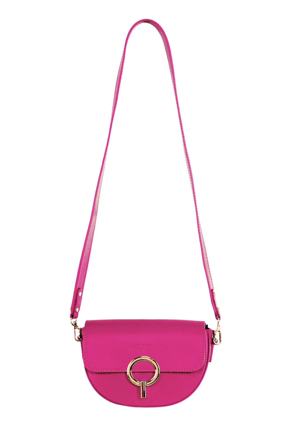 La Petite Etoile Jim handtas fuchsia leer