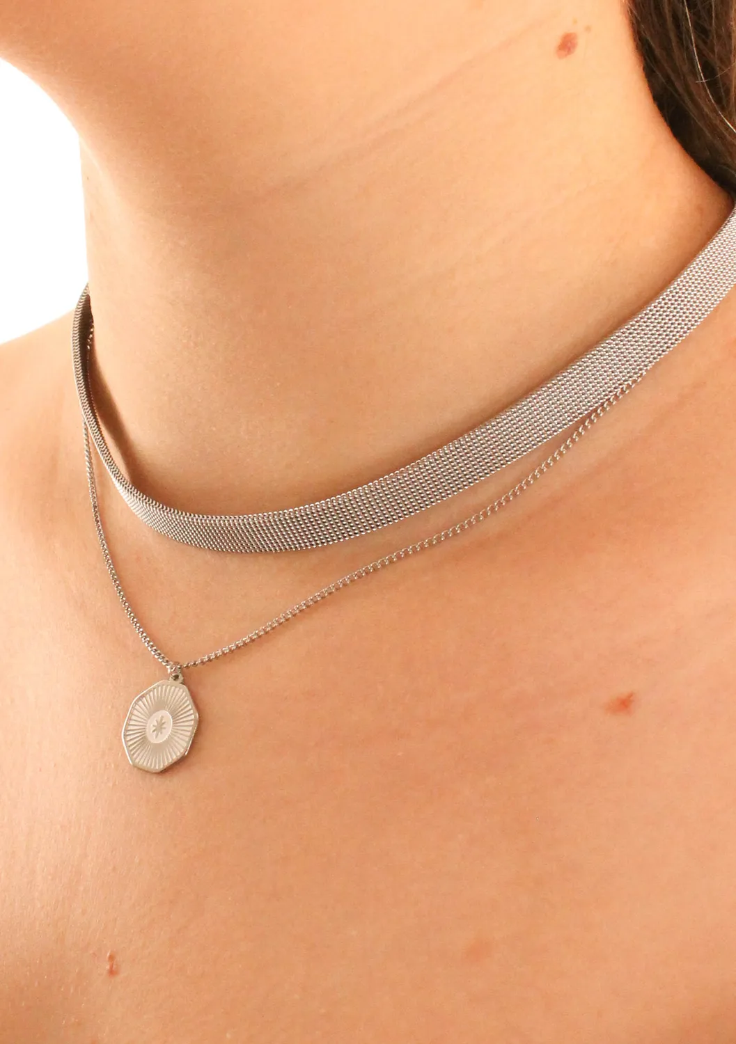 LOVEDRUNKY Elegant ketting zilver verstelbaar