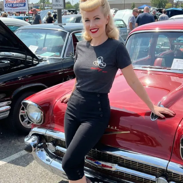 Tatyana Pin Up T-shirt Boston stedenprint
