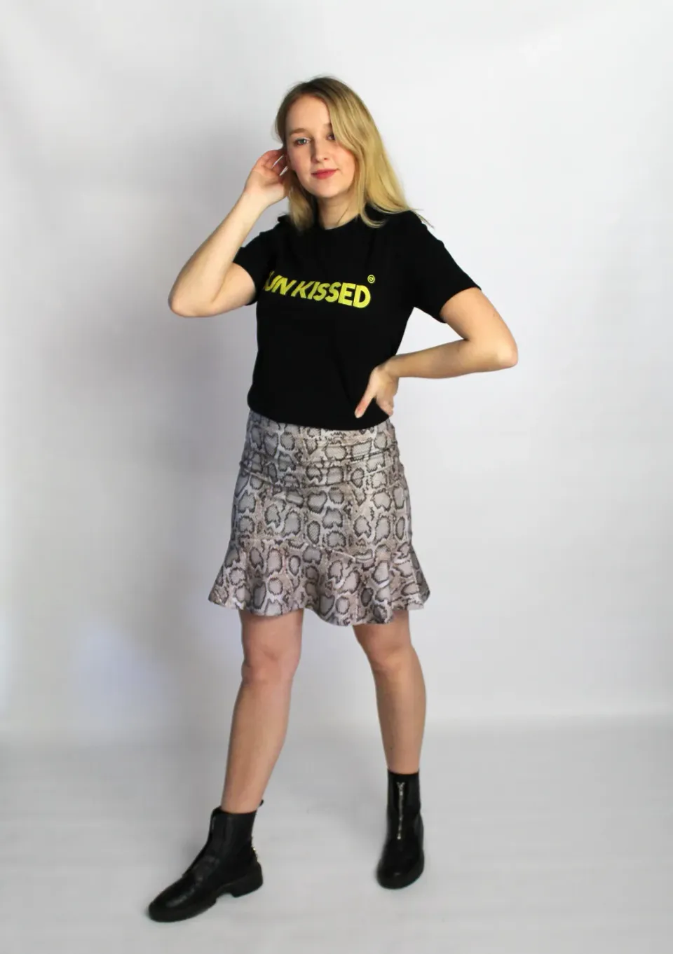 LOVEDRUNKY Snake rok slangenprint