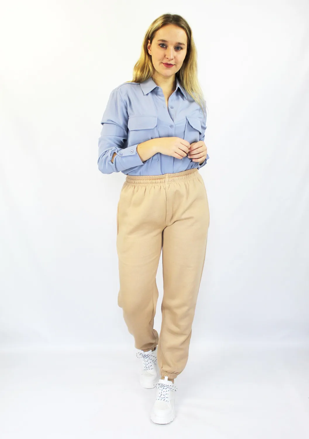 LOVEDRUNKY Winnie jogger beige zacht
