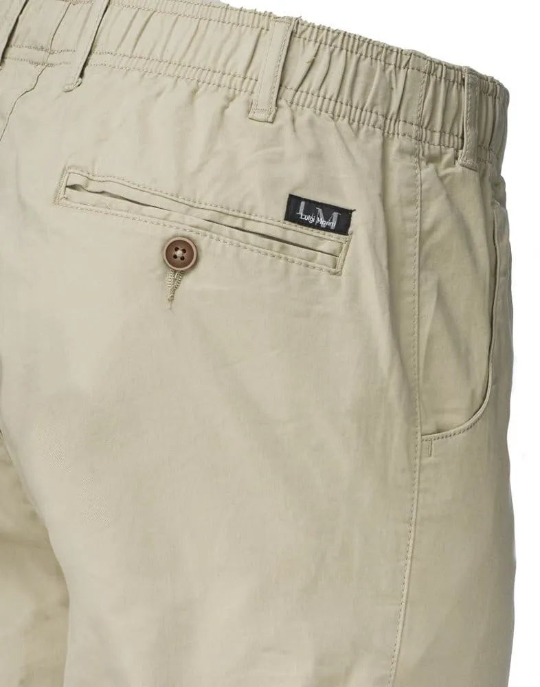 Luigo Morini Amberg pantalon katoen zand beige