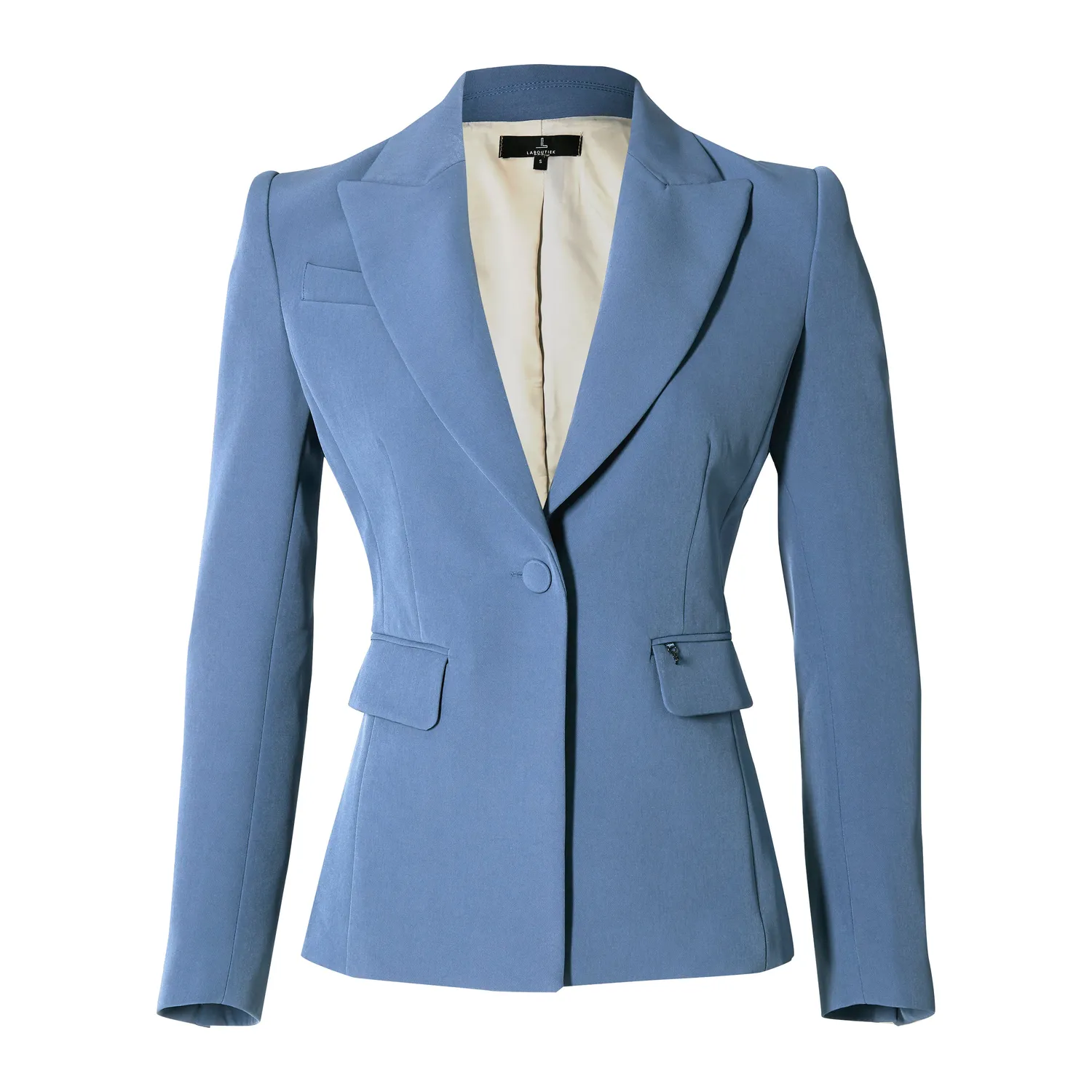 Laboutiek Blazer Short Model ocean blue blauw
