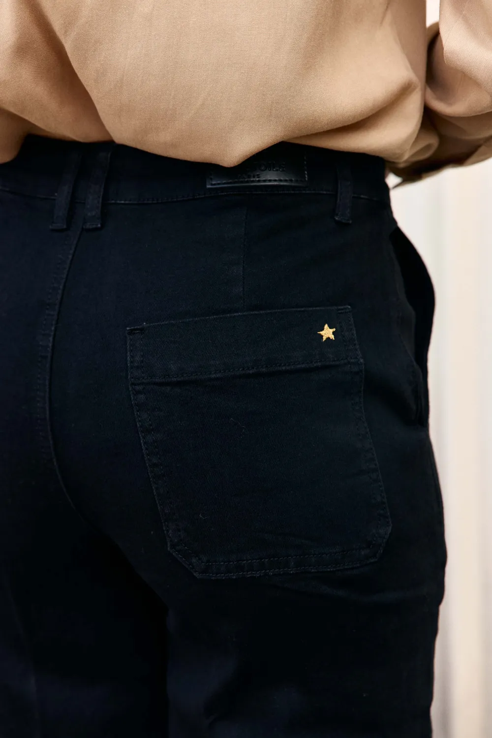 La Petite Etoile Petrona jeans zwart rechte pijp
