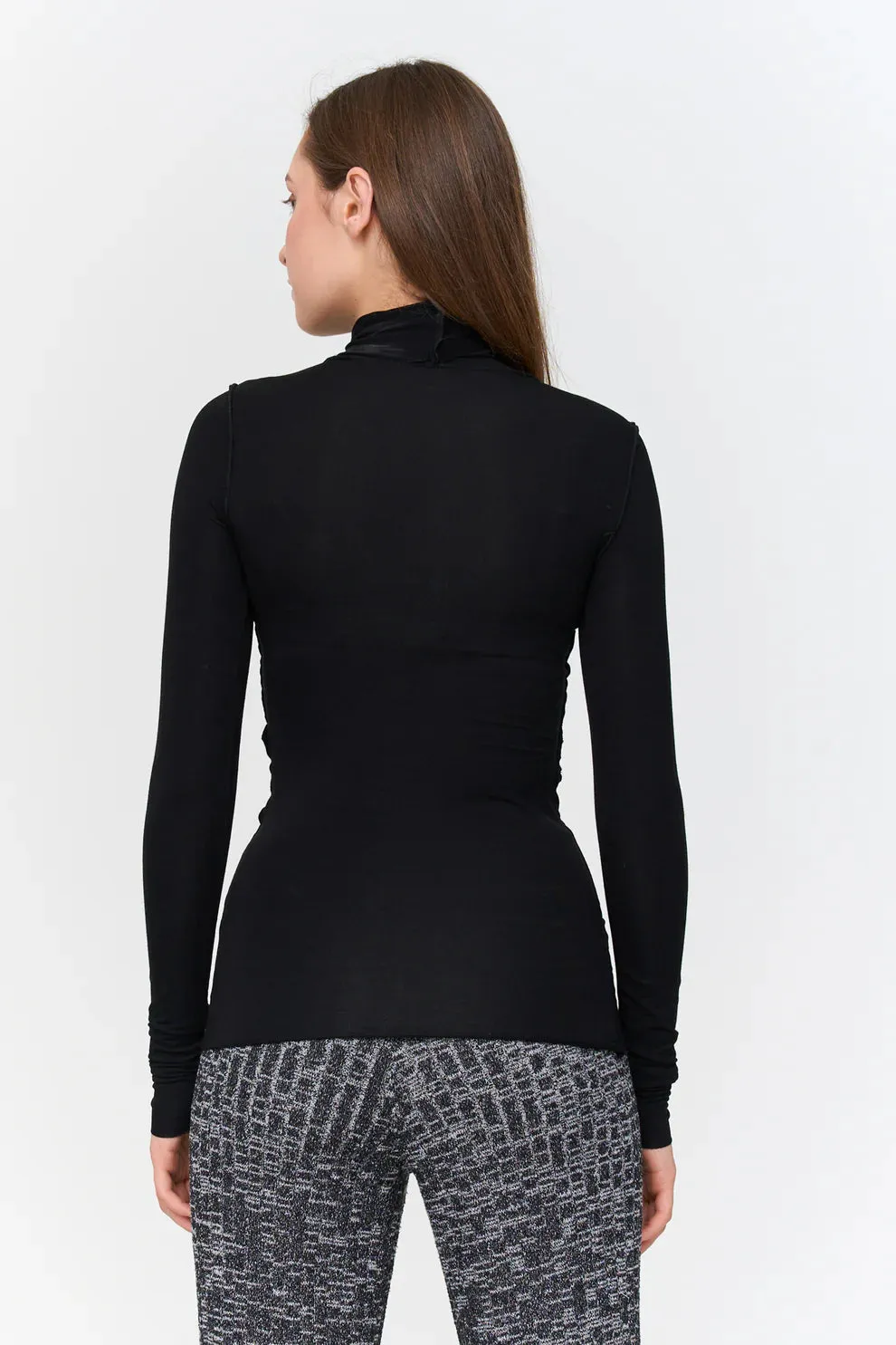 Amiek 24C Coltruitje coltrui zwart viscose