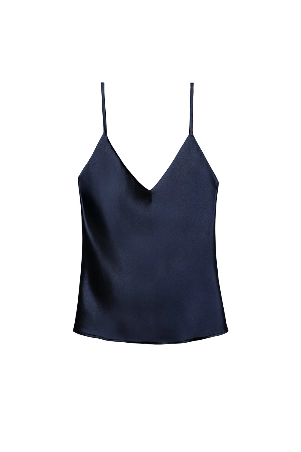 La Petite Etoile Darling satijnen top marine
