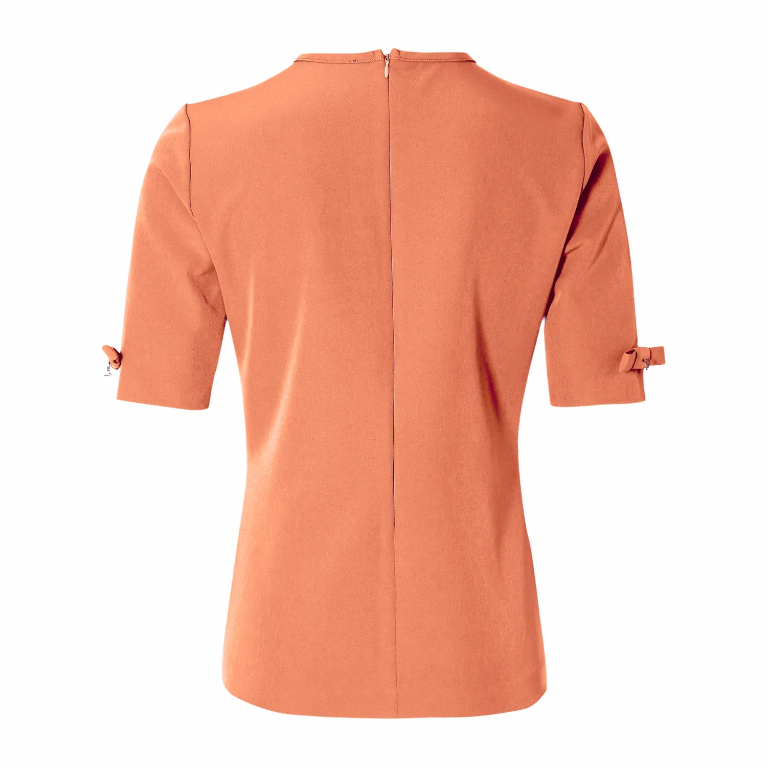 Laboutiek Clean Tee Bows T-shirt peach strikjes