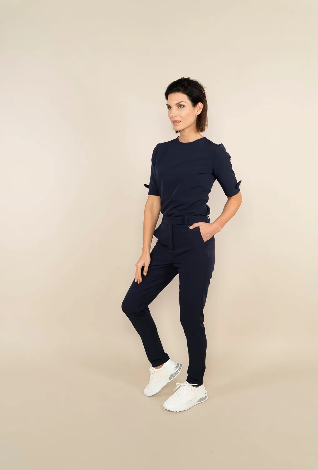 Laboutiek New Trouser pantalon navy slim fit