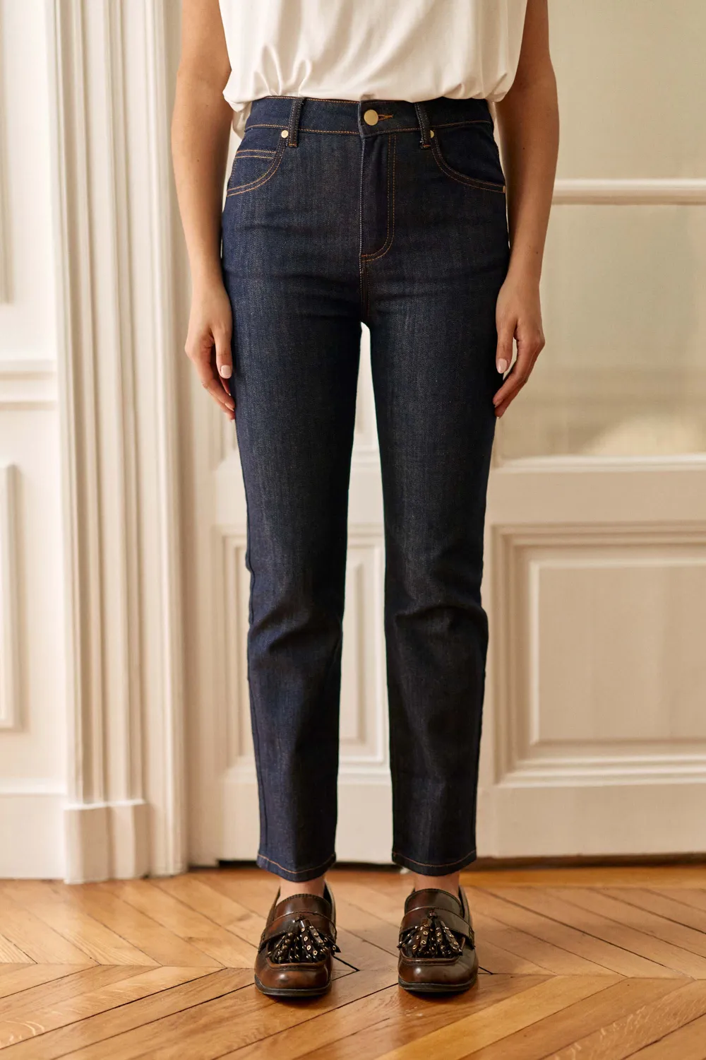 La Petite Etoile Brieg jeans slim brut denim