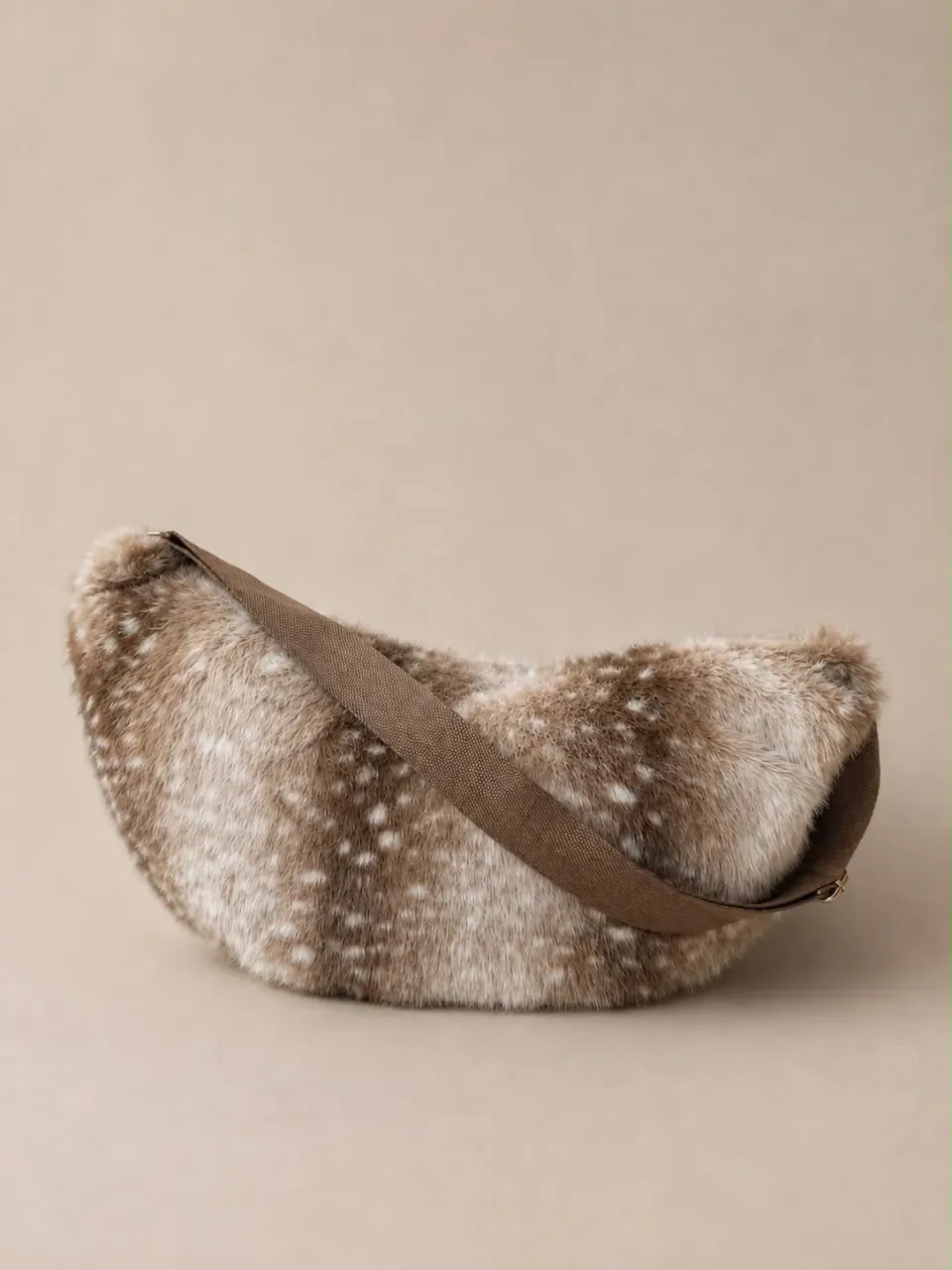 Amiek Fluffy Moon Bag bambi schoudertas