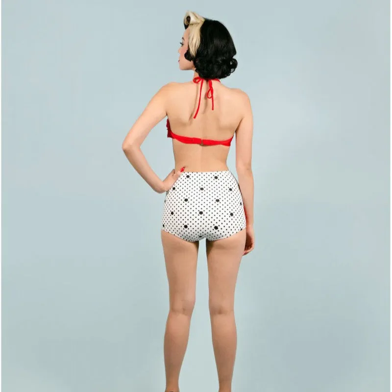Tatyana Lucky Retro bikini polka dot high waist