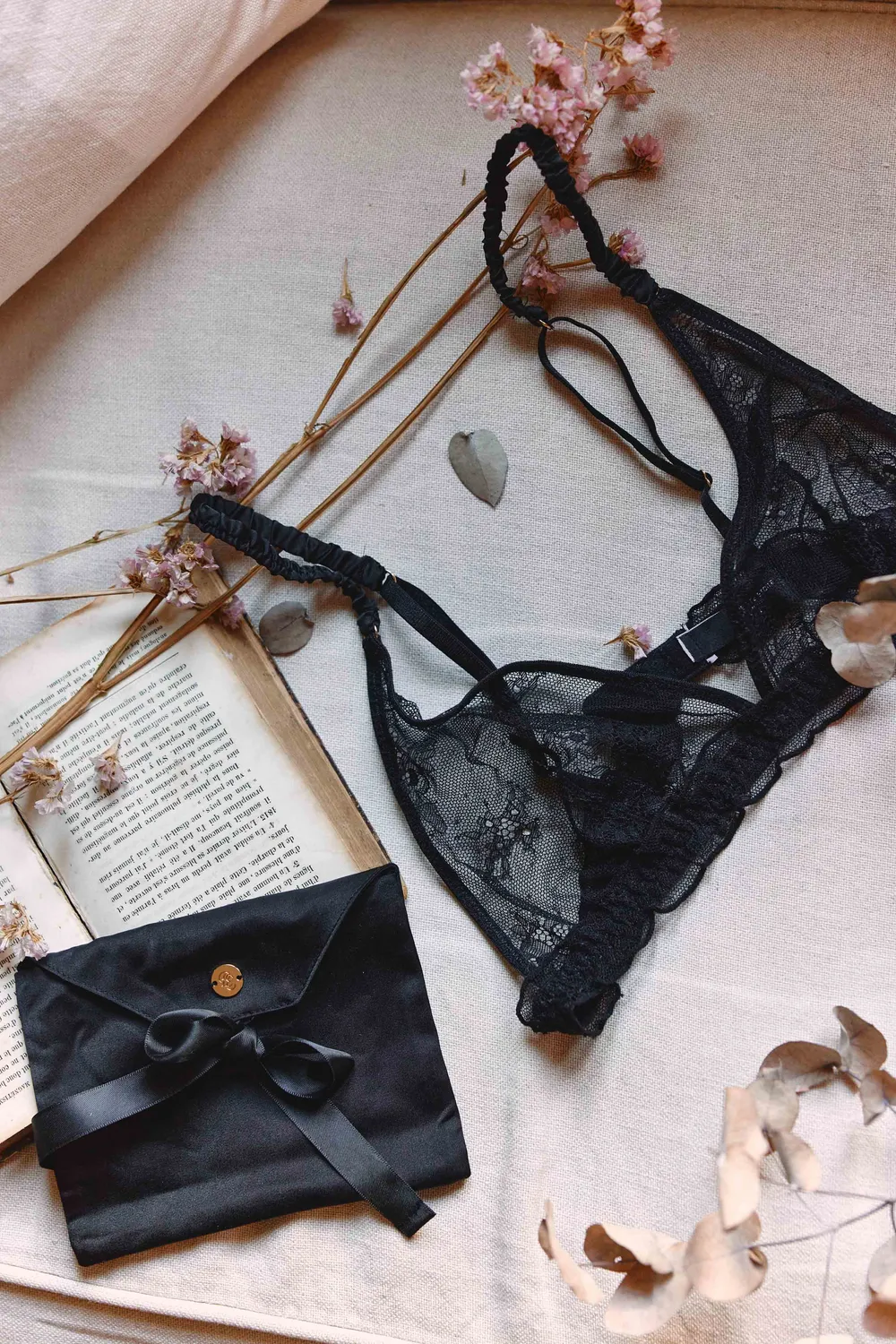 La Petite Etoile Welly bralette kant zwart